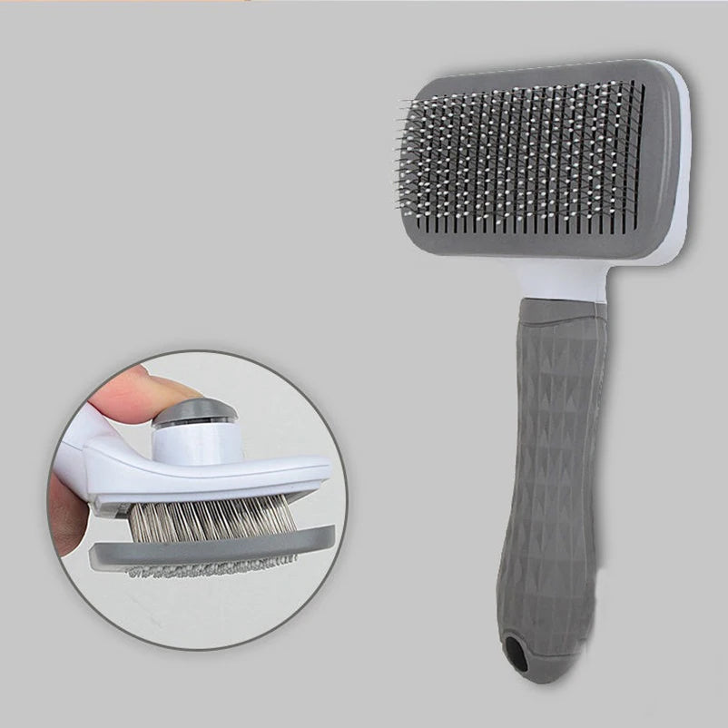 Self-Cleaning Slicker Brush for Dogs and Cats