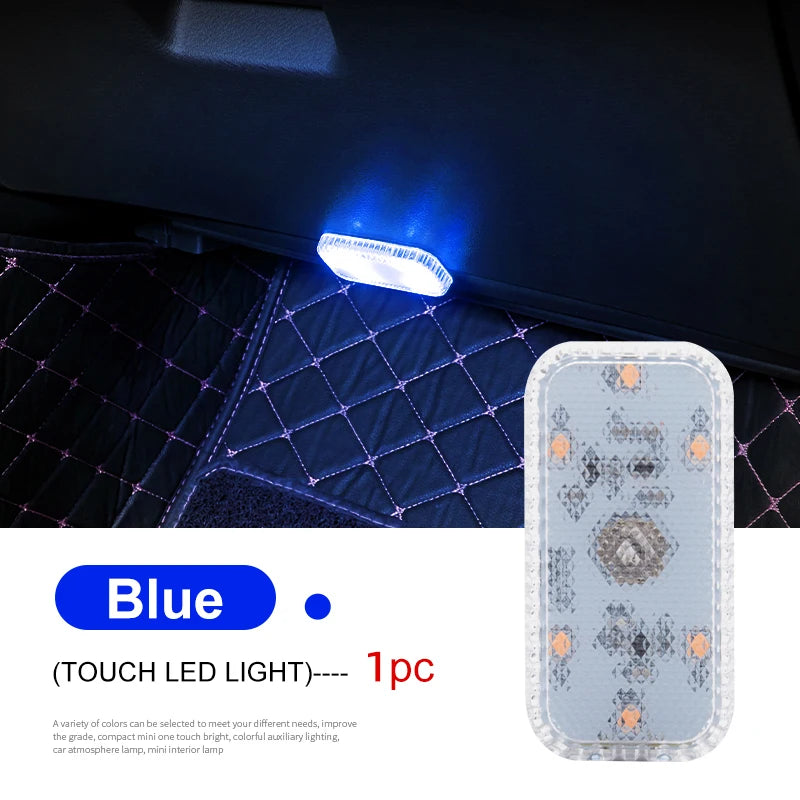 Wireless LED Touch Light for Car Interiors