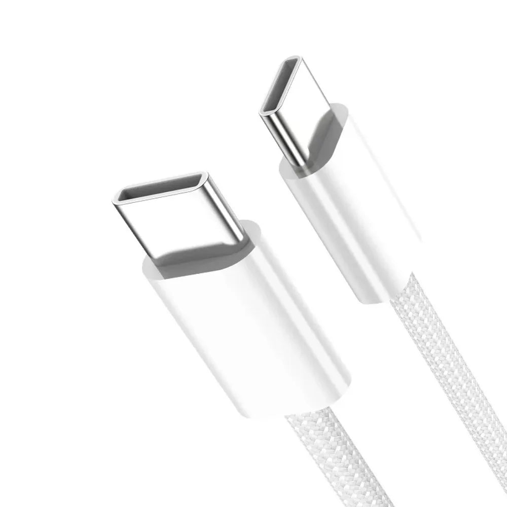60W Braided USB-C to USB-C Fast Charging Cable