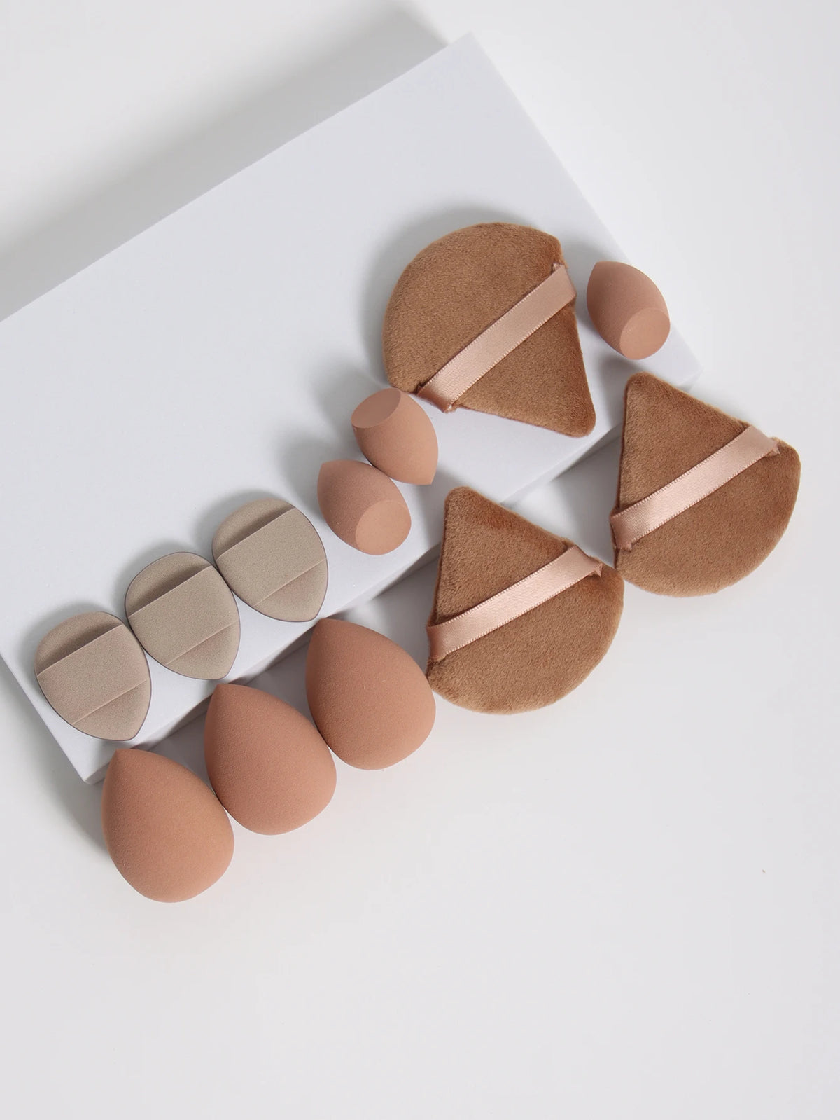 12-Piece Makeup Sponge and Powder Puff Set