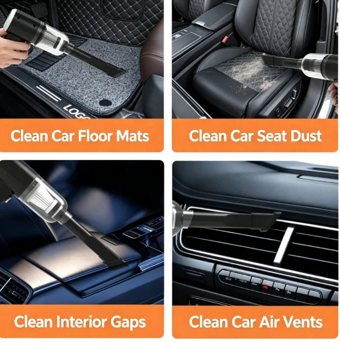 Cordless Handheld Car Vacuum (Suction and Blow)