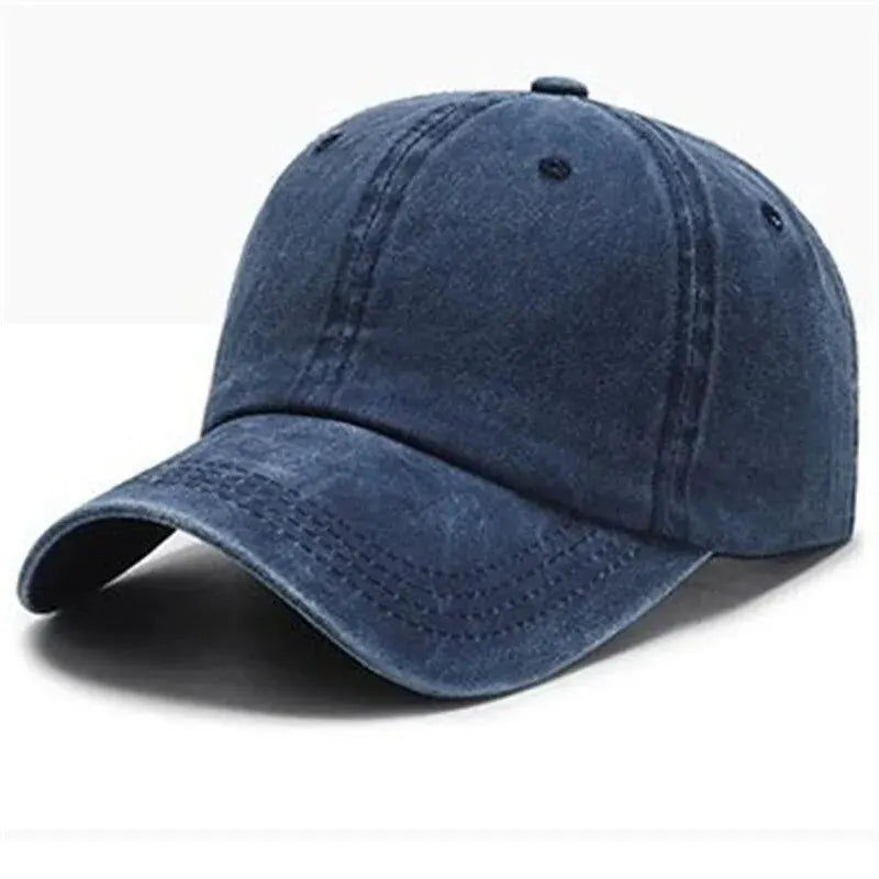 Classic Solid Colour Baseball Cap (Adjustable)