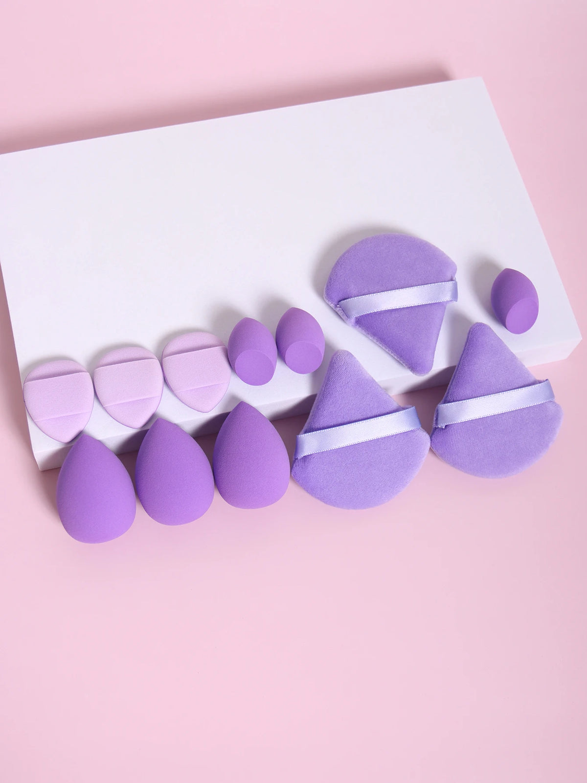 12-Piece Makeup Sponge and Powder Puff Set