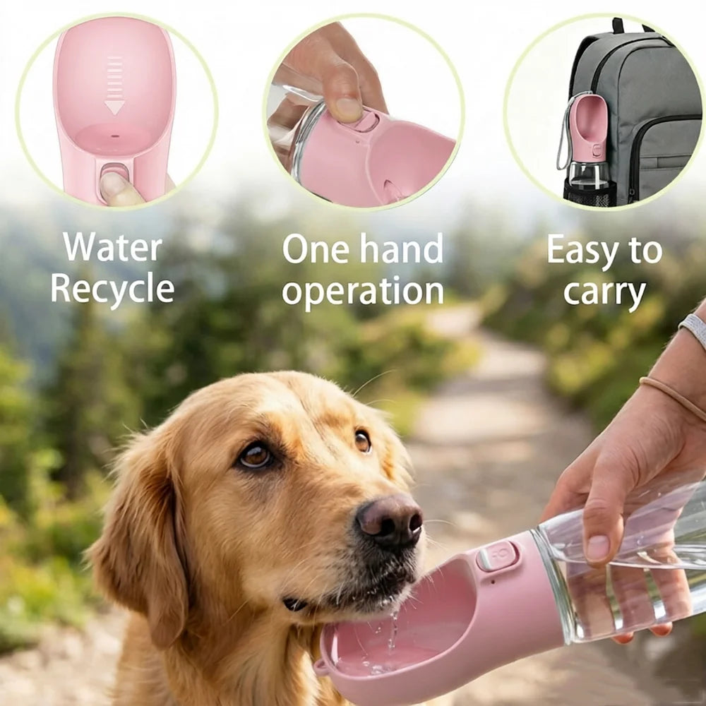 Leak-Proof Portable Pet Water Bottle
