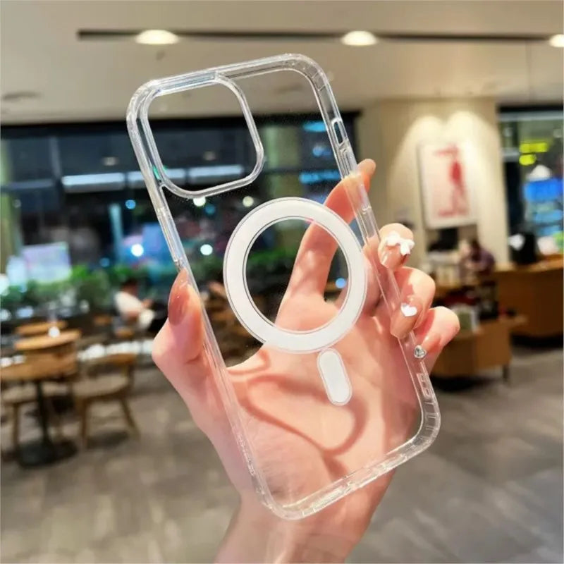 Clear Magnetic iPhone Case (MagSafe Compatible)