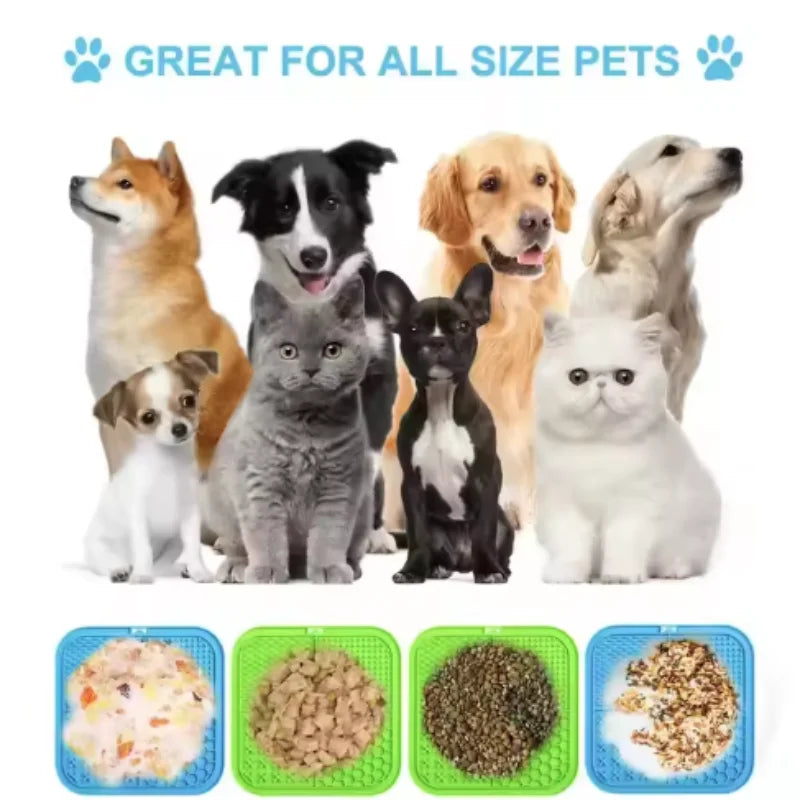 Slow-Feeder Lick Mat for Dogs and Cats
