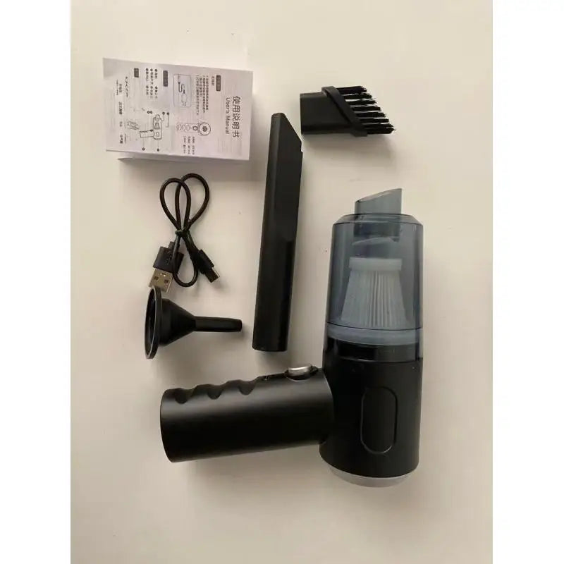 Cordless Handheld Car Vacuum (Suction and Blow)