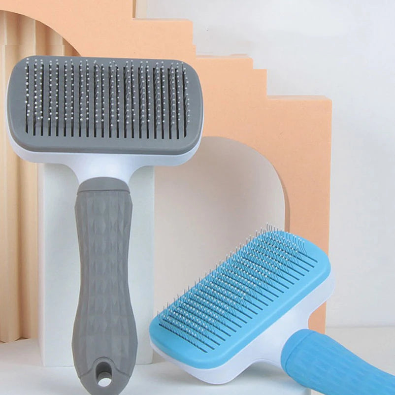 Self-Cleaning Slicker Brush for Dogs and Cats