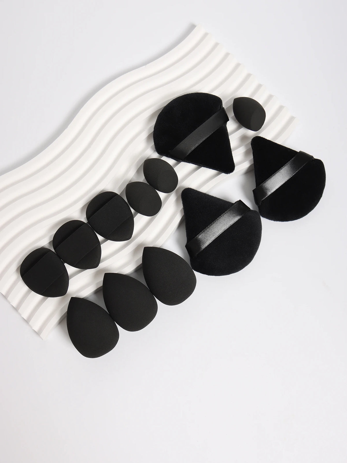12-Piece Makeup Sponge and Powder Puff Set