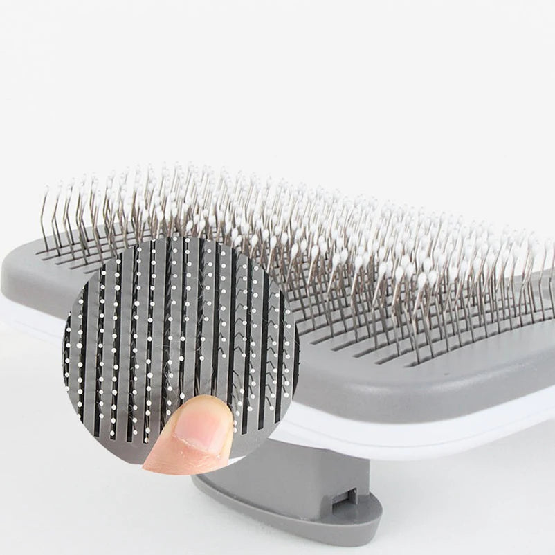 Self-Cleaning Slicker Brush for Dogs and Cats