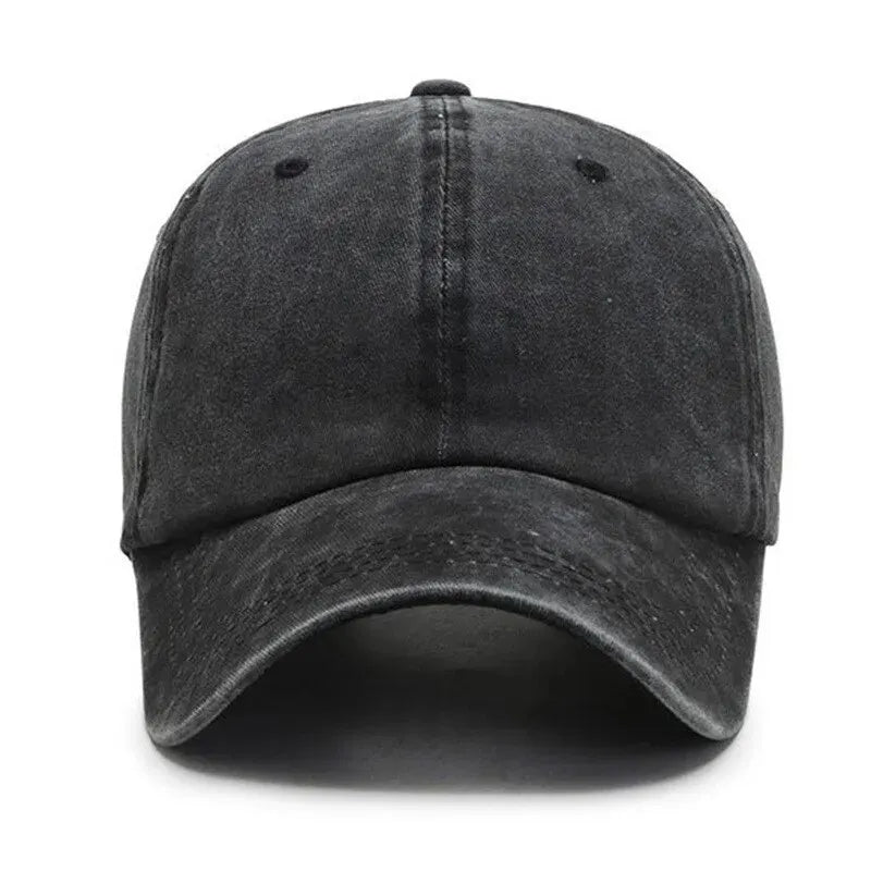 Classic Solid Colour Baseball Cap (Adjustable)