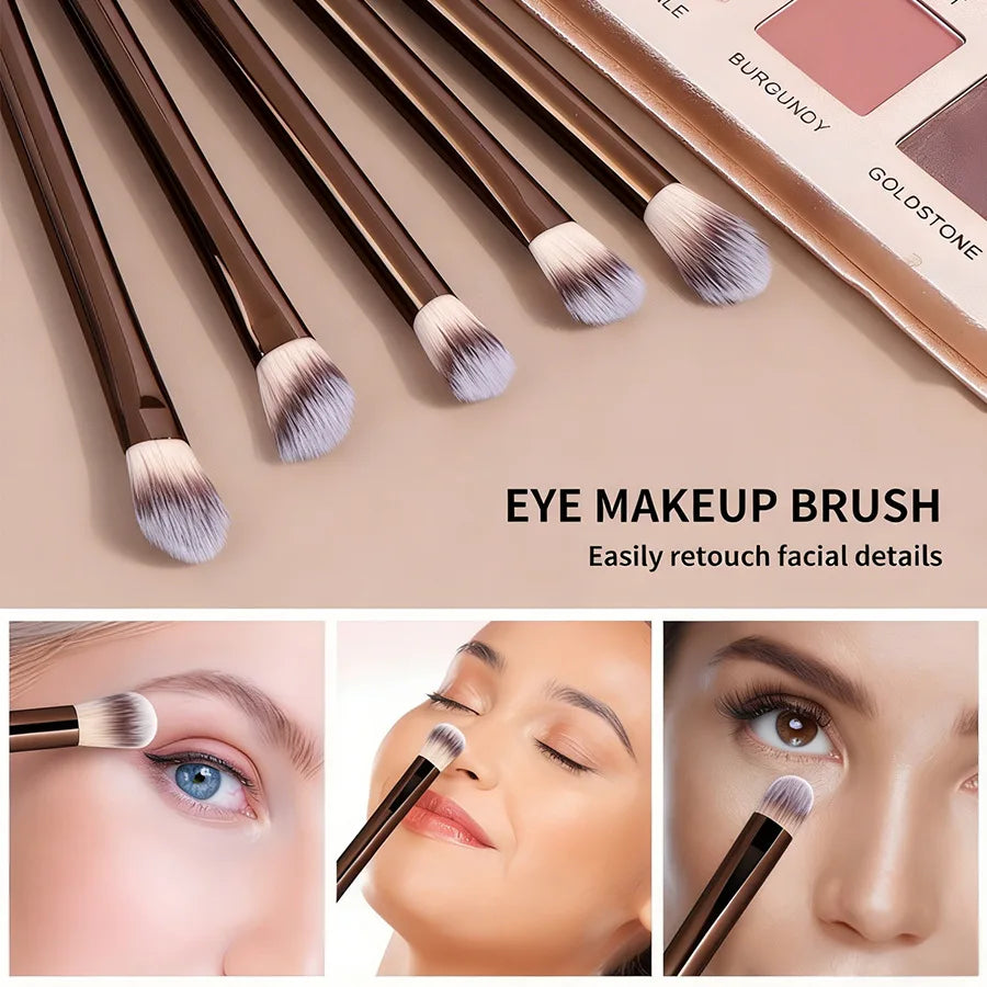 13-Piece Dense Bristle Makeup Brush Set