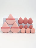12-Piece Makeup Sponge and Powder Puff Set
