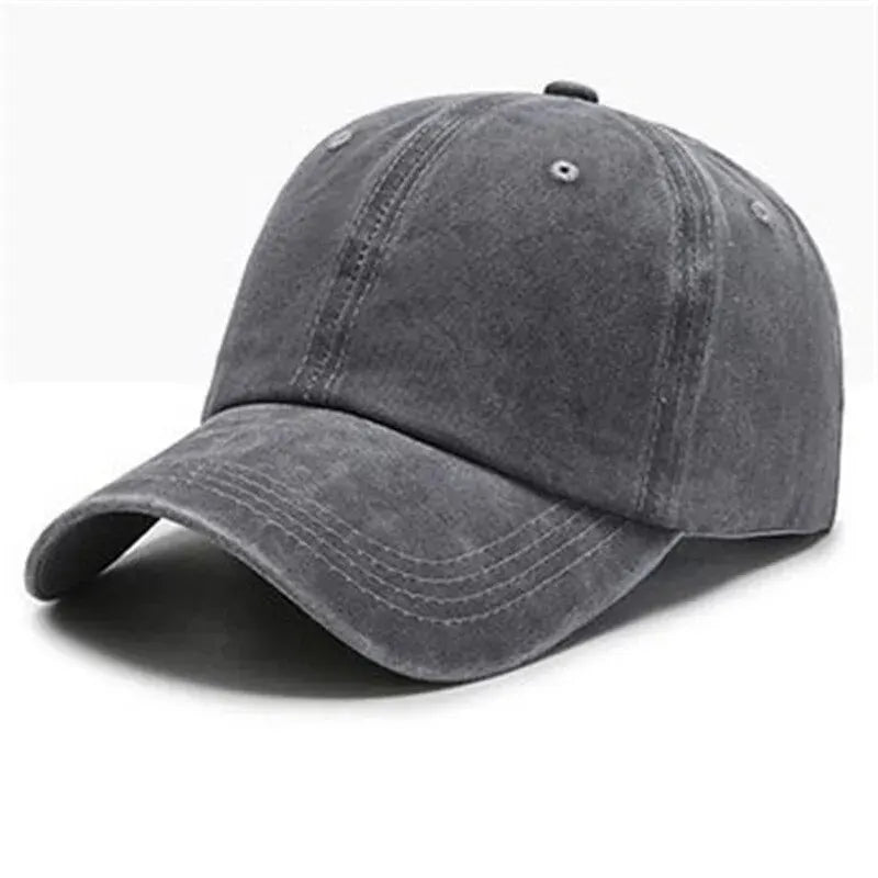 Classic Solid Colour Baseball Cap (Adjustable)