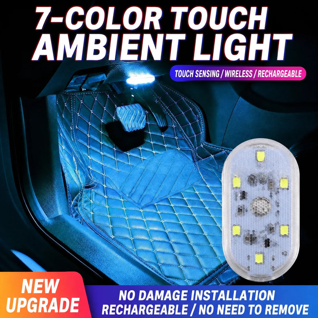 Wireless LED Touch Light for Car Interiors