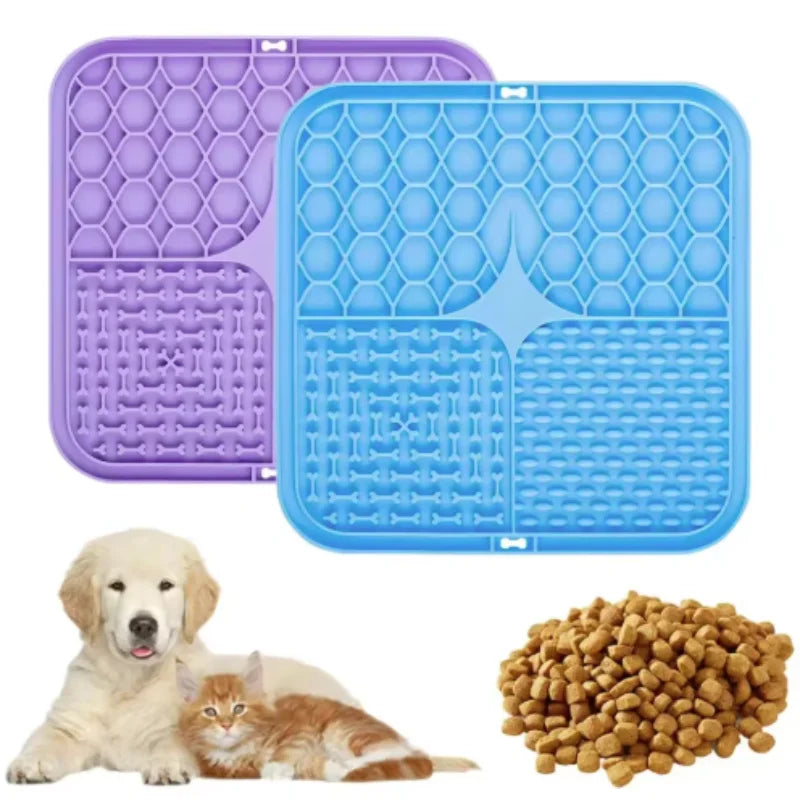 Slow-Feeder Lick Mat for Dogs and Cats
