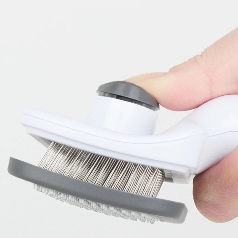 Self-Cleaning Slicker Brush for Dogs and Cats