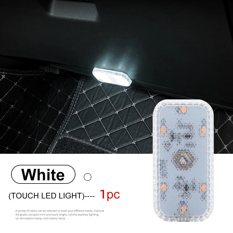 Wireless LED Touch Light for Car Interiors